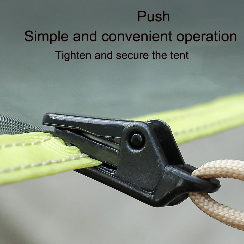 Crocodile Clip Set - 10 Pcs Luifels Plastic Clip Camping