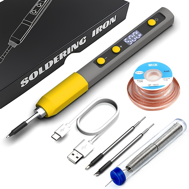 Diy Electronics Tools - Digitale USB-soldeerbout, 200-500 ℃ , Multifunctionele