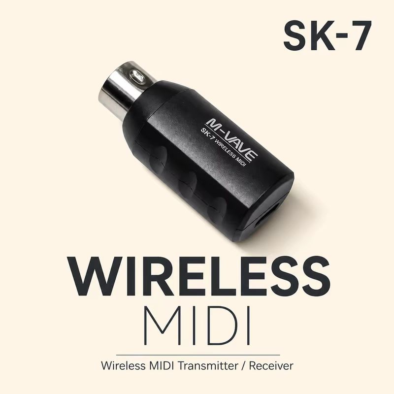 Diy Electronics Workshop - Direct leverbaar: M-Vave Sk7 Draadloze Midi-adapter,