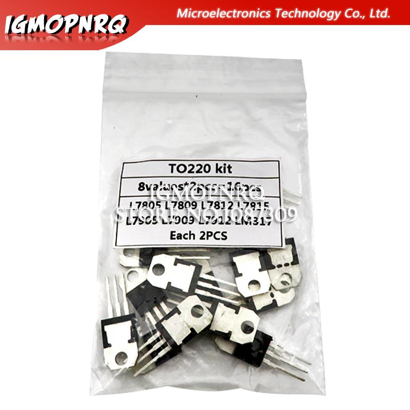 Lm317 Voltage Regulator - 8 Waarde * 2 Stuks =
