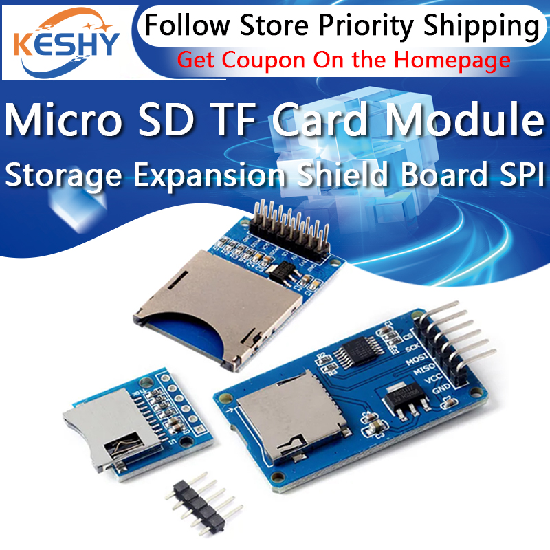 Sd Card Module Spi - Micro SD-opslaguitbreidingskaart Micro SD TF-kaart Memory