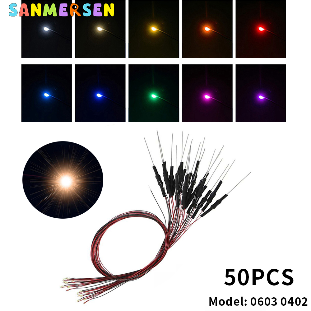 Smd Solder Paste - 50 stks/set 0402 0603 SMD Lamp