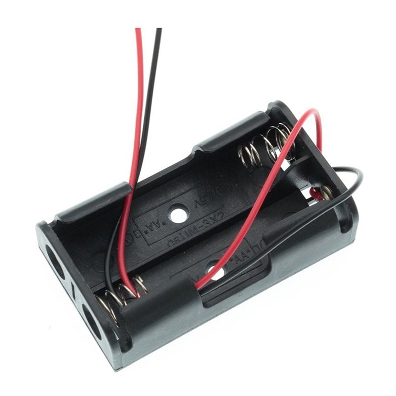Diy Electronics Holder - AAAEL-100 Stuks 2AA Batterijhouder Doos Met