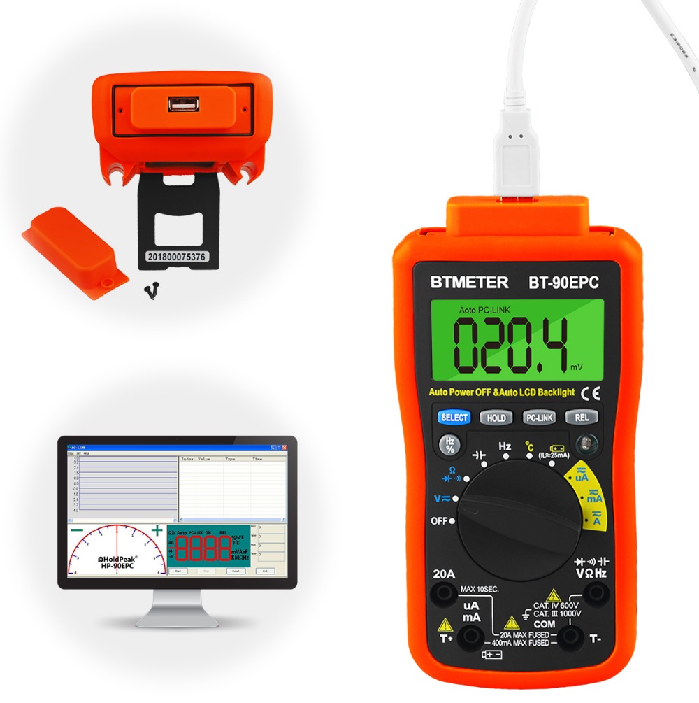 Logic Analyzer Usb - BT-90EPC Digitale Multimeter Auto Range 4000