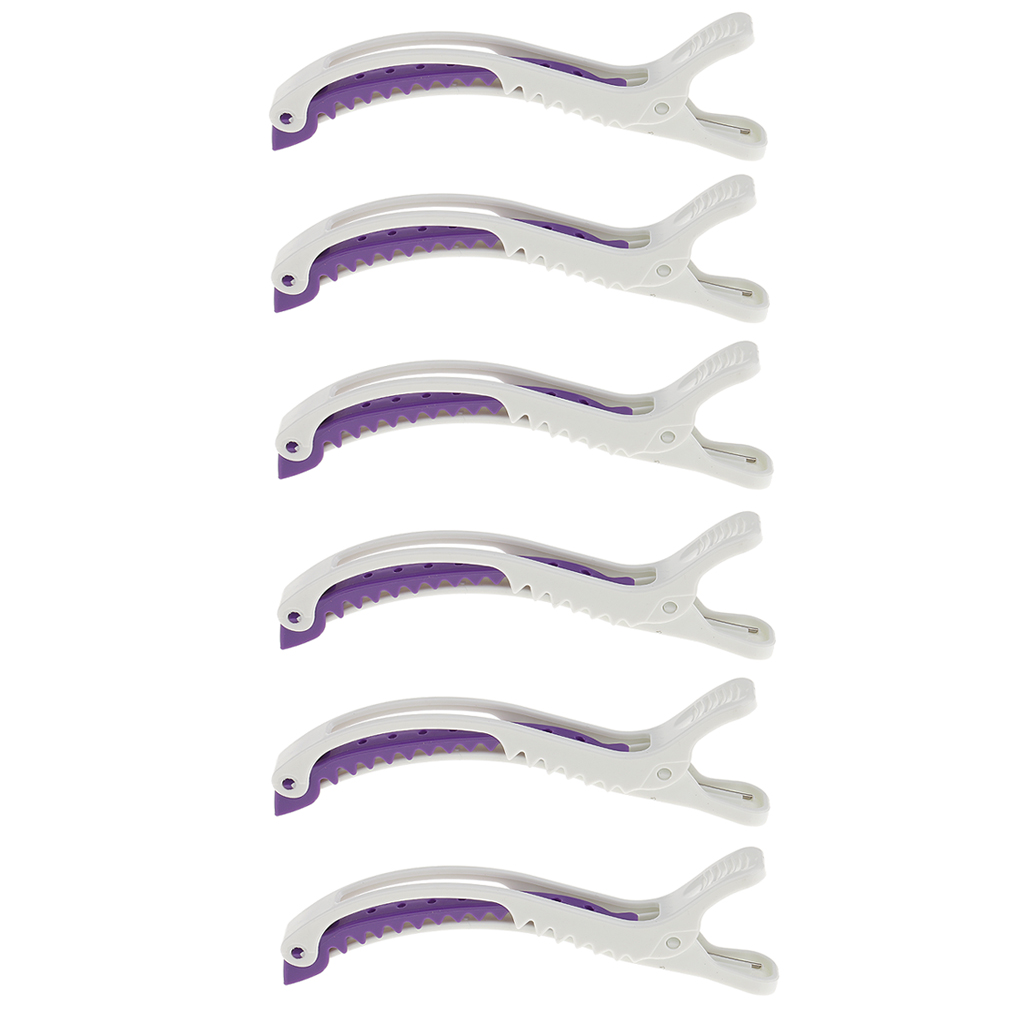 Crocodile Clip Set - 6 Stuks Pro Kapsalon Snijden Krokodil