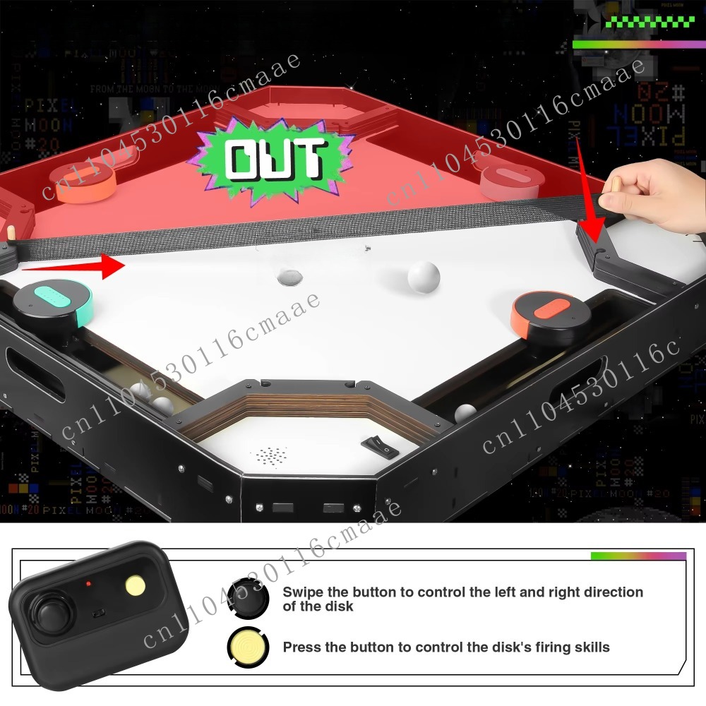 Diy Electronics Table - Arcade multiplayer competitie met joystick, airhockey,