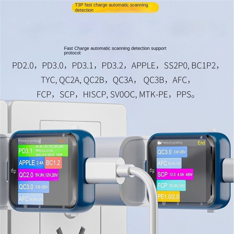 Logic Analyzer Usb - TKOH-T3P Touch Control USB Power Tester