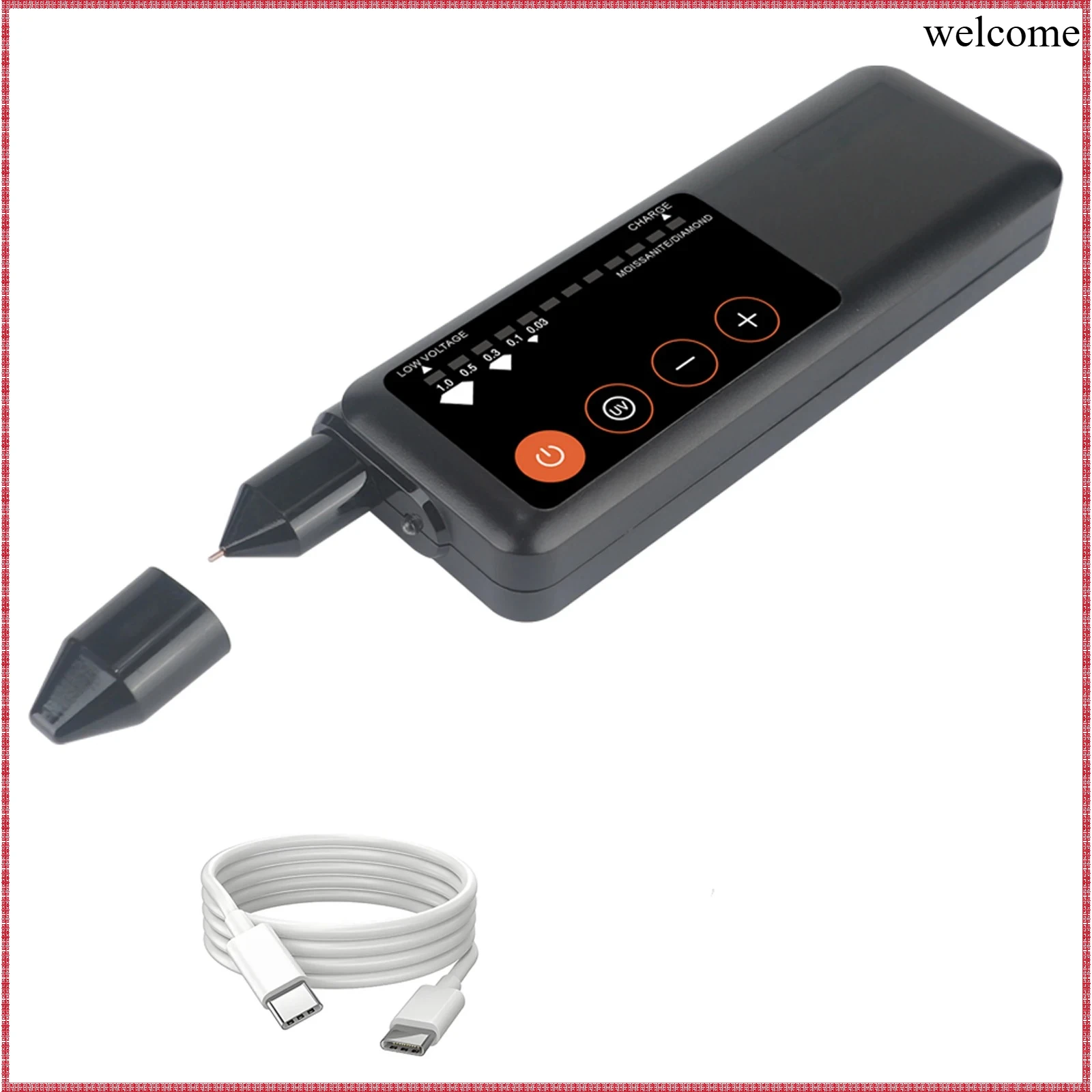 Oplaadbare diamanttester met U - Diy Electronics Tool Kit recensie en prijs