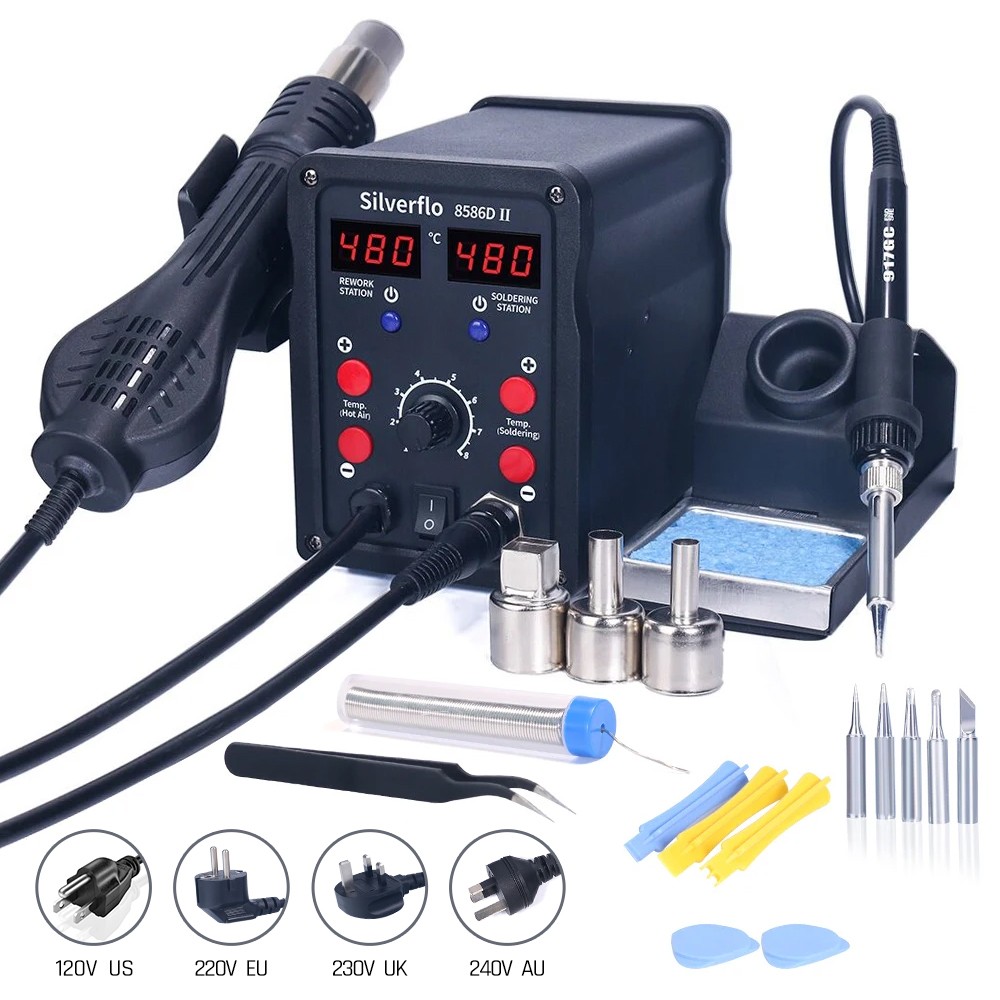 Silverflo 8586D soldeerstation - Smd Solder Paste recensie en prijs
