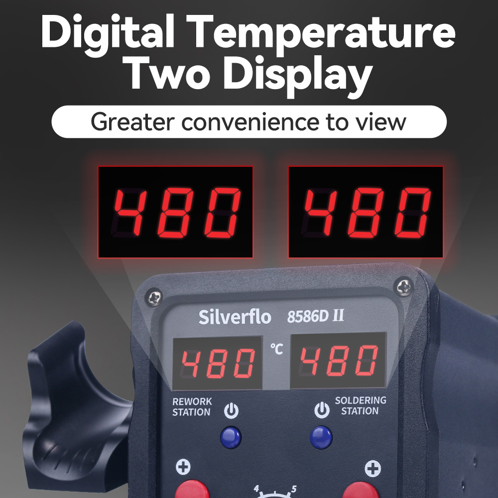 Silverflo 8586D soldeerstation - Smd Solder Paste recensie en prijs