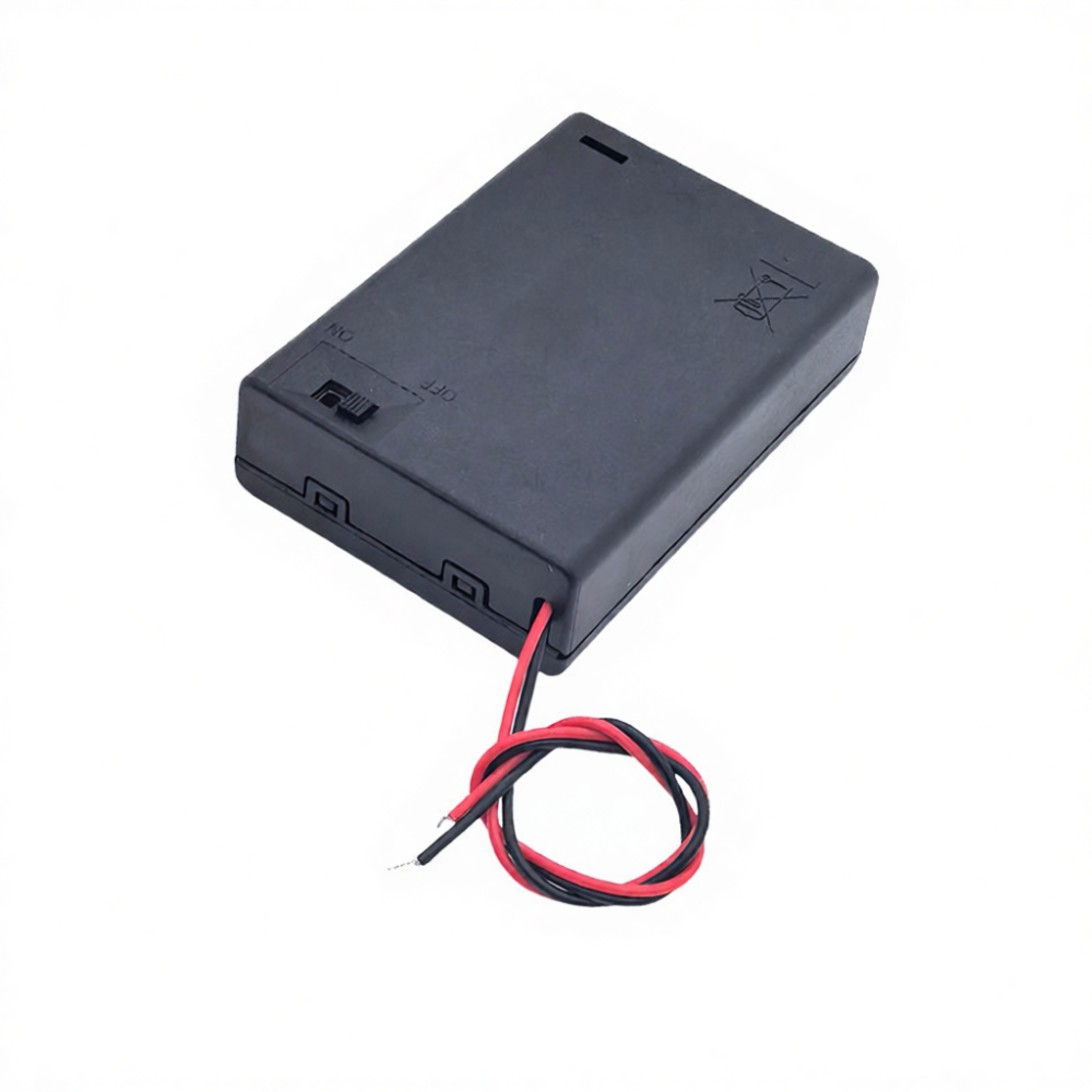 AA-batterijhouderdoos met deks - Diy Electronics Holder recensie en prijs