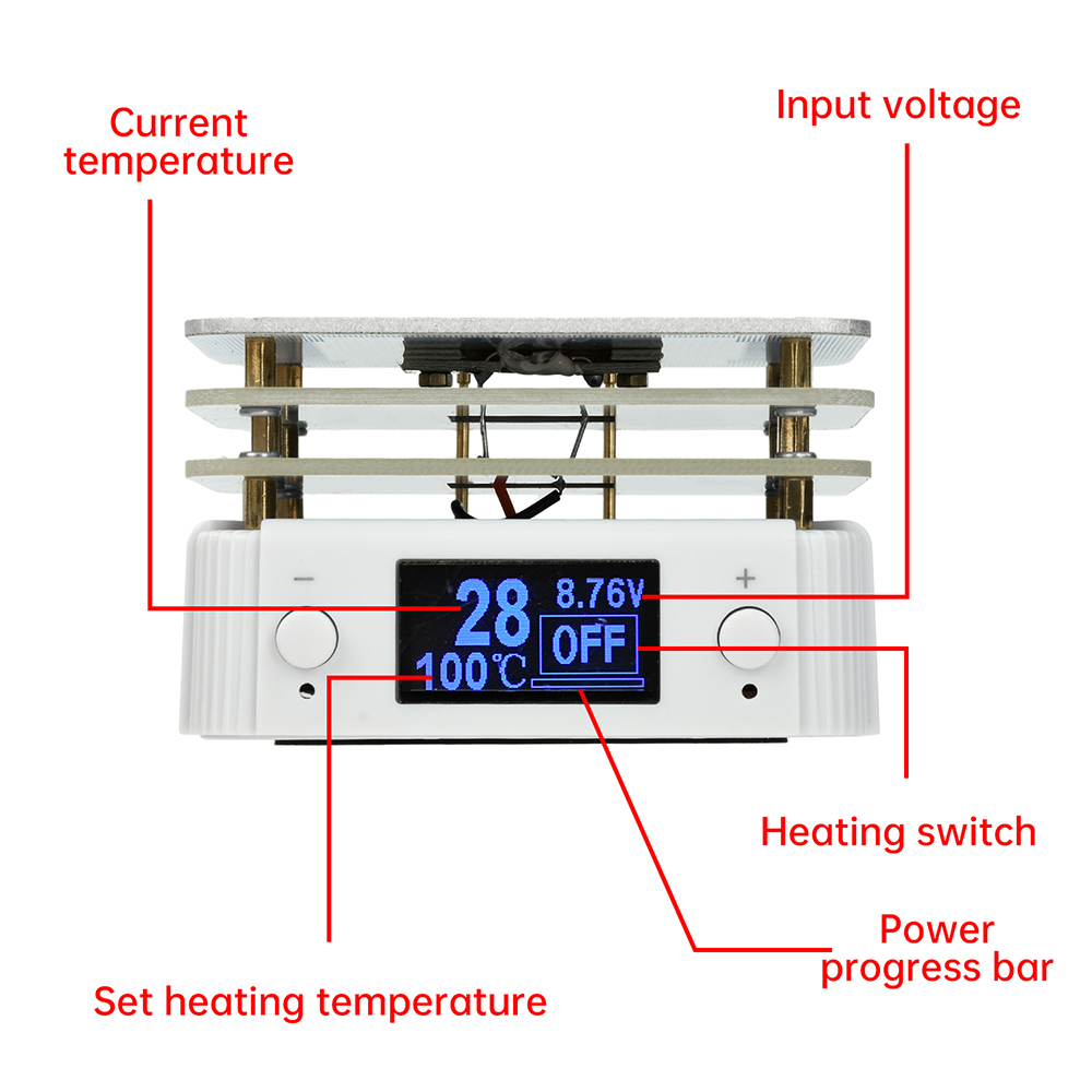 PD65W Mini Hot Plate SMD Voorv - Smd Solder Paste recensie en prijs