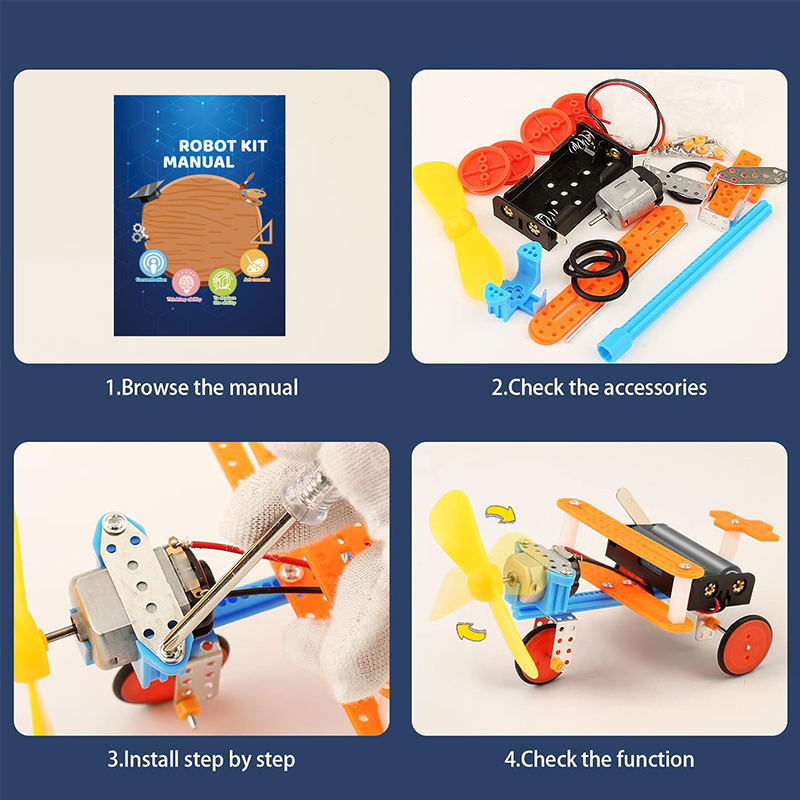 6 Set Robotics Kit Wetenschaps - Diy Electronics Set recensie en prijs