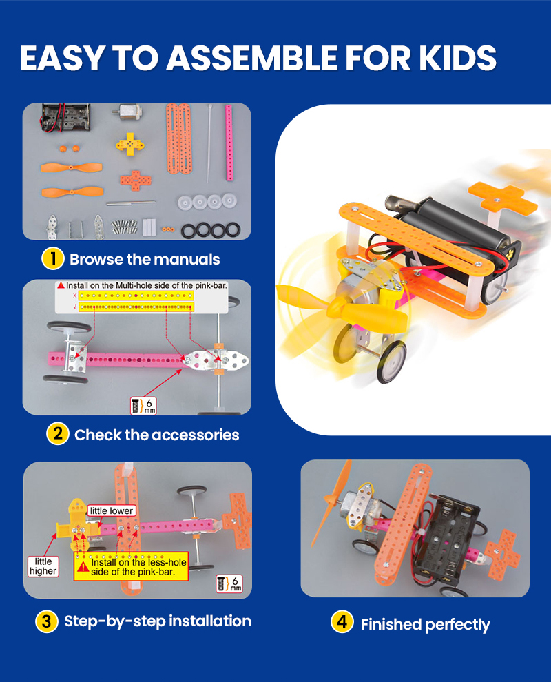 6 Set Robotics Kit Wetenschaps - Diy Electronics Set recensie en prijs