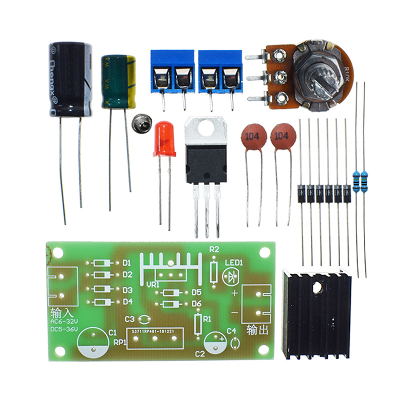 LM317 Verstelbare voedingsset  - Lm317 Voltage Regulator recensie en prijs