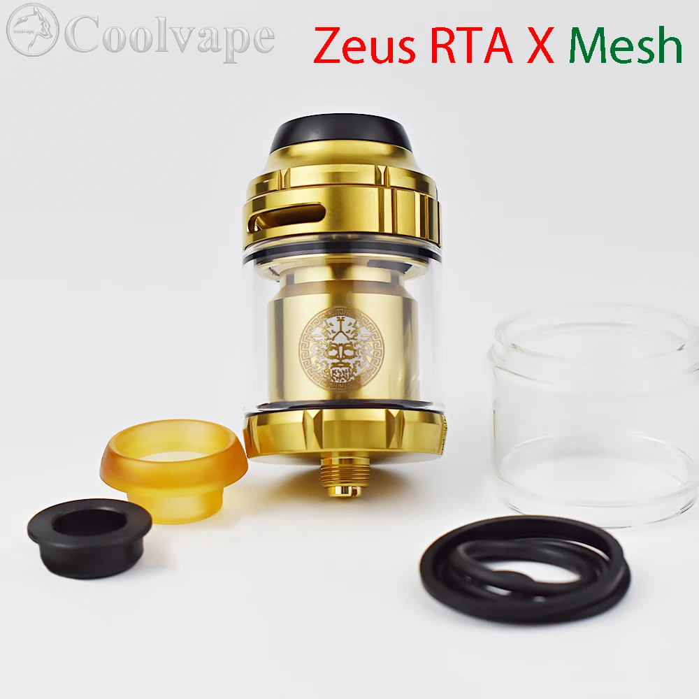 Zeus RTA verstuiver 25 mm met  - Diy Vape Electronics recensie en prijs