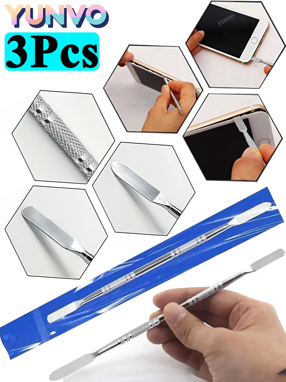 3-delige metalen spudger, koev - Diy Electronics Tools recensie en prijs