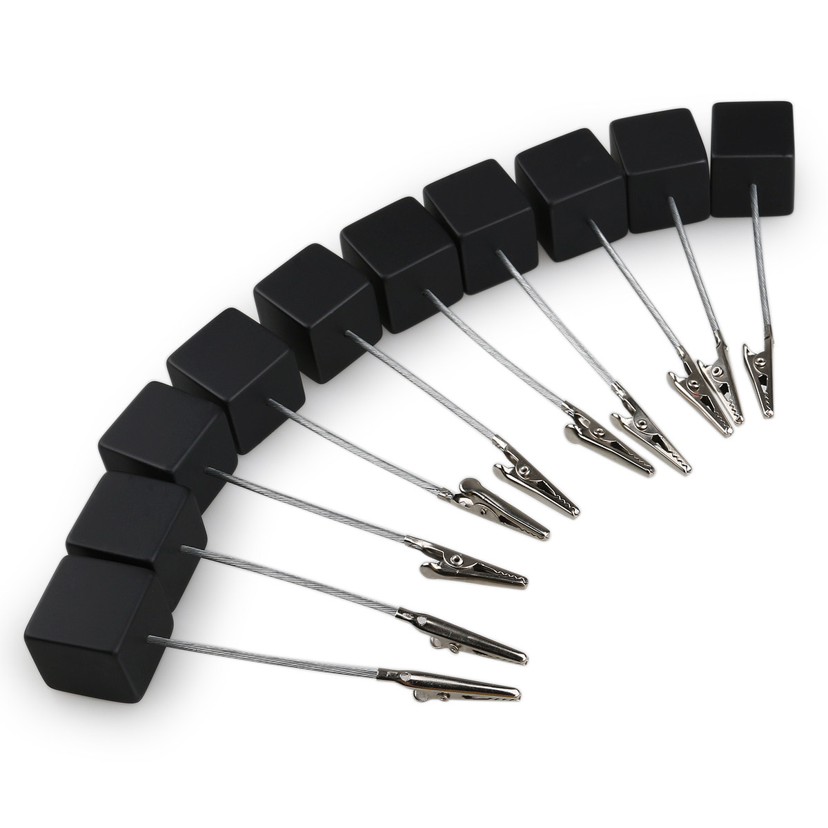 10 stuks doorschijnende kubusv - Crocodile Clip Set recensie en prijs