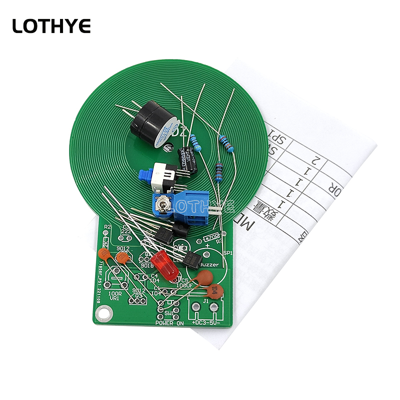 DC 3 V-5 V Metaaldetector Kit  - Diy Electronics Tool Kit recensie en prijs