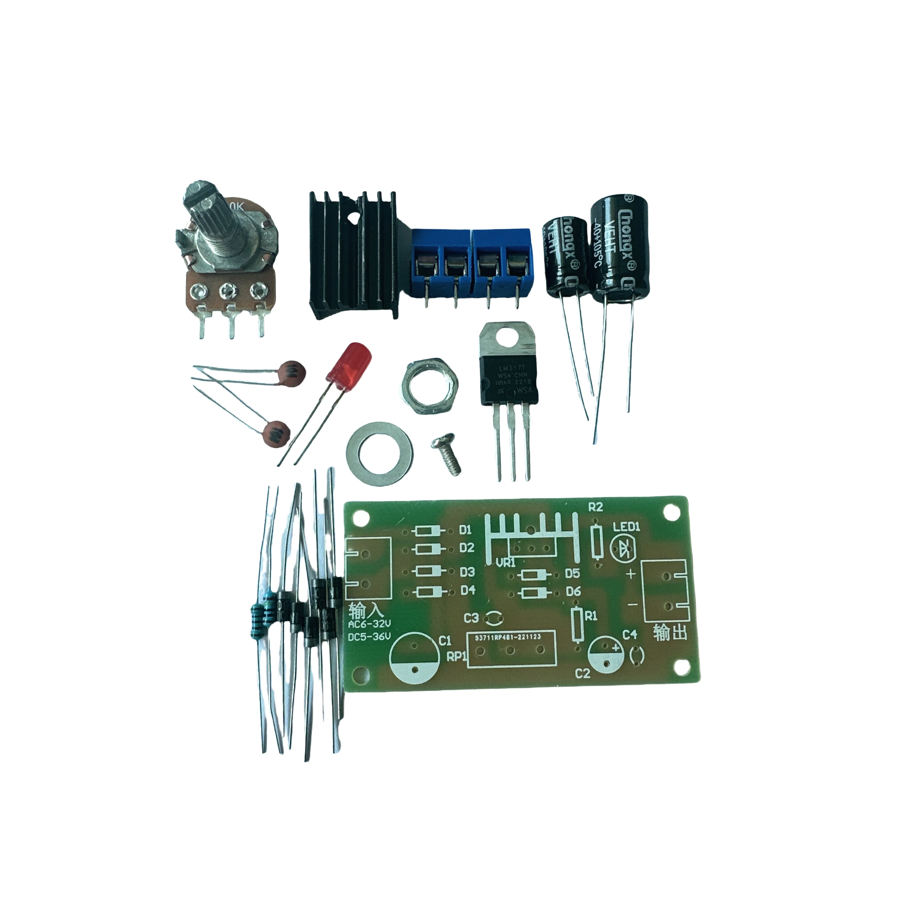 LM317 Verstelbare geregelde vo - Lm317 Voltage Regulator recensie en prijs
