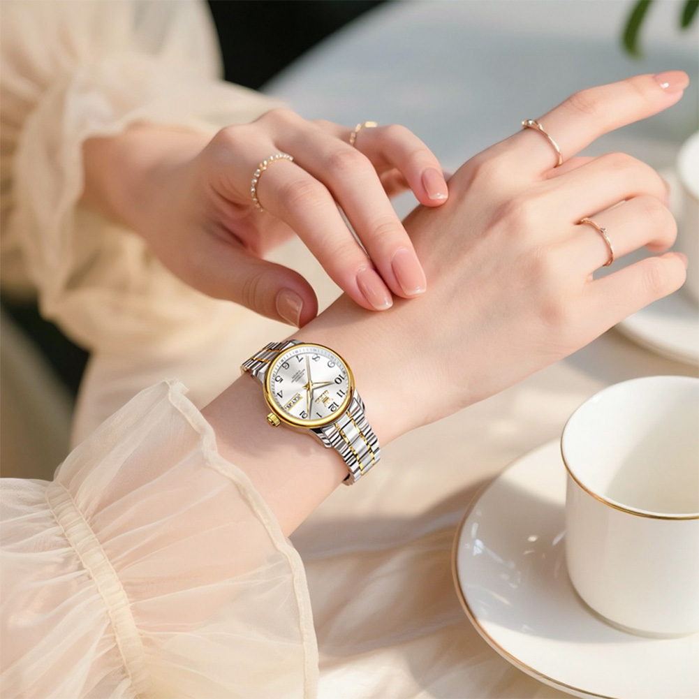 OLEVS luxe horloge voor dames  - Push Button Tactile recensie en prijs