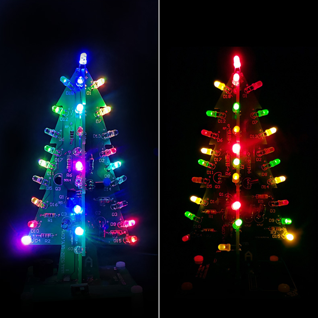 Led Kleurrijke Kerstboom Diy S - Diy Electronics Set recensie en prijs