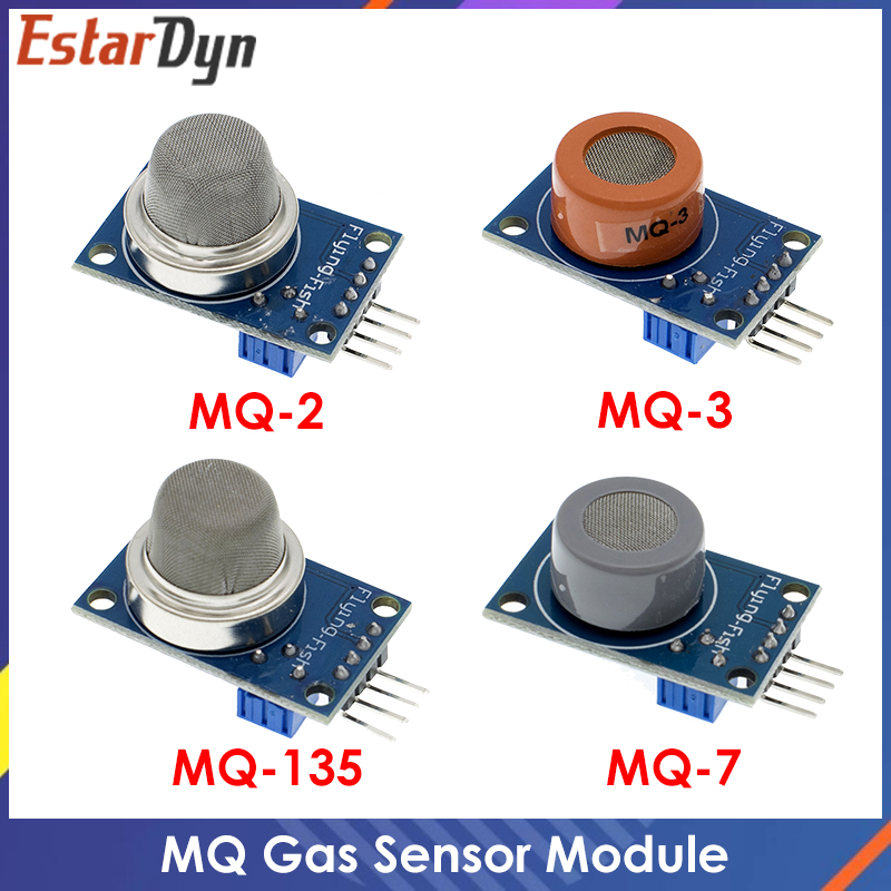 MQ-2 MQ-3 MQ-7 MQ-135 Detectie - Diy Analog Electronics recensie en prijs